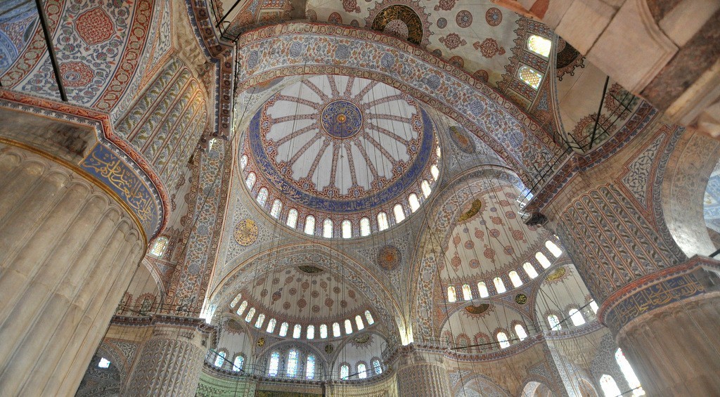 The Blue Mosque is named after the color of the Iznik tiles