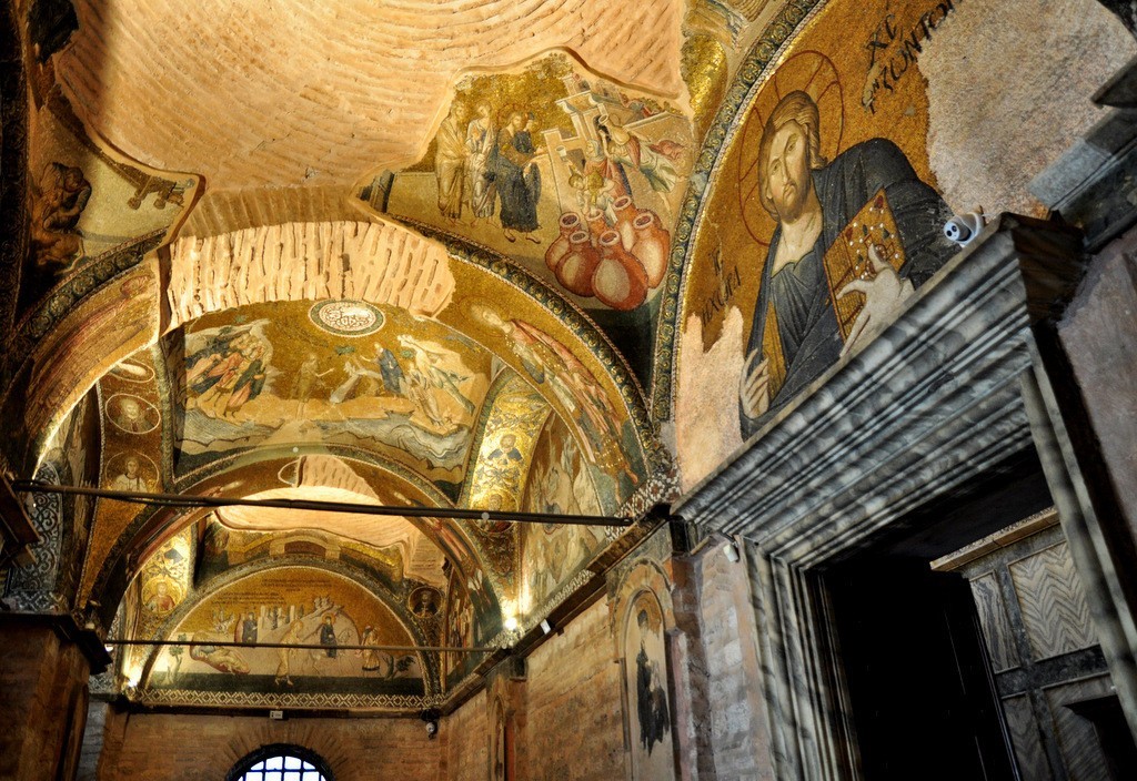 Byzantine Mosaics in the former Kariye Museum in Istanbul