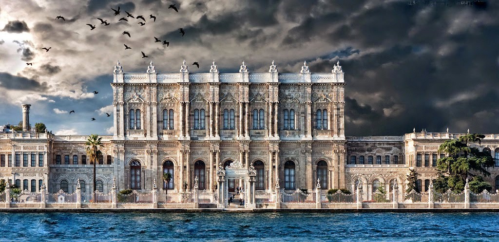 Dolmabahce Palace in Istanbul Turkey