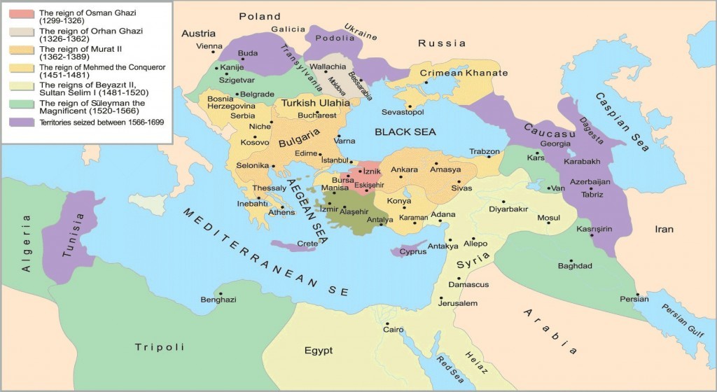 Ottoman Empire Map Over Time