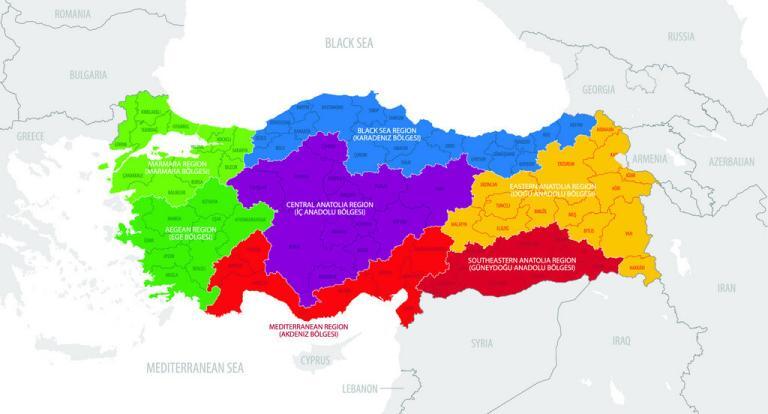 Maps of Anatolia (Asia Minor) and Turkey - Istanbul Clues