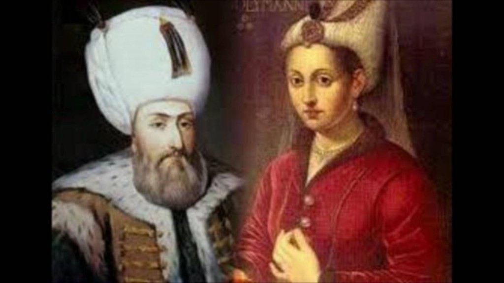 Sultan Suleiman and his wife Hurrem