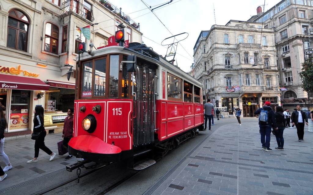 Nostalgic Tram in Istanbul