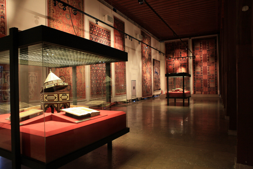 Anatolian Carpets from Seljuks are displayed in Turkish and Islamic Arts Museum