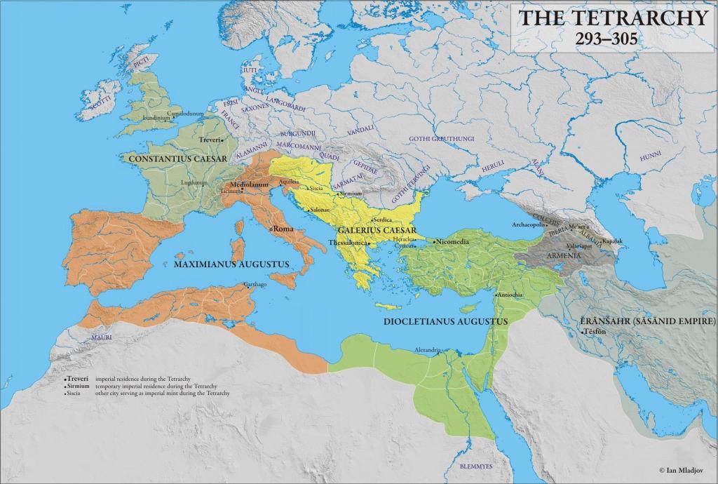 Emperor Constantine and the Roman Tetrarchy