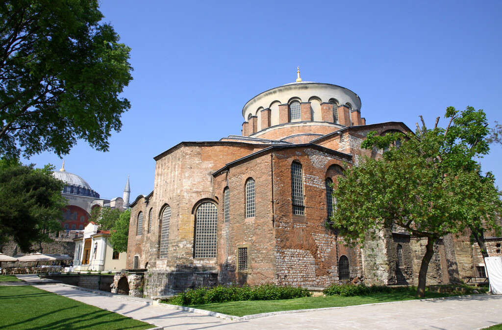 Hagia Irene Church in Istanbul Turkey