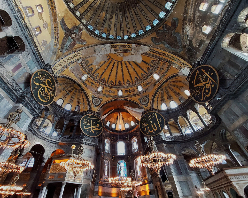 Hagia Sophia is located in Istanbul