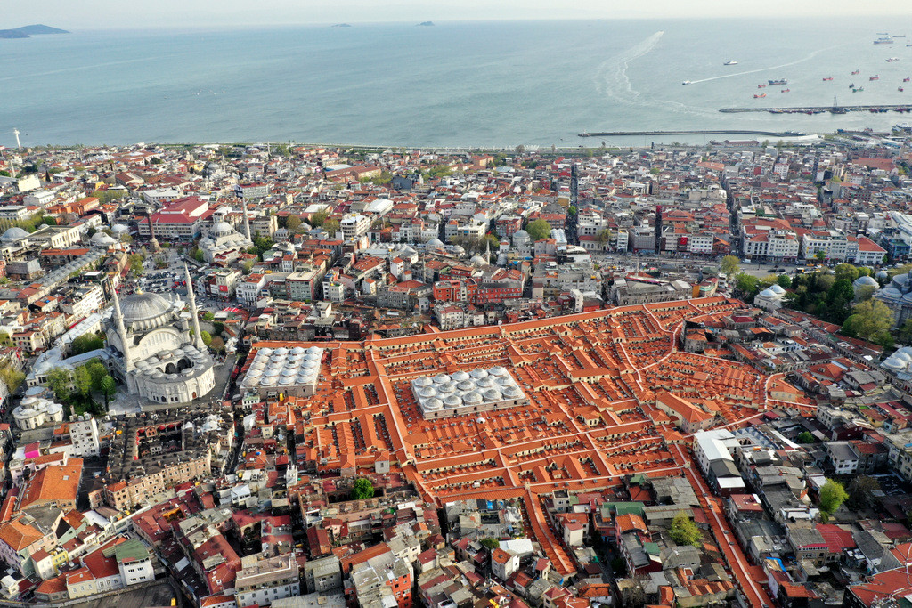 Istanbul Grand Bazaar Aerial Picture