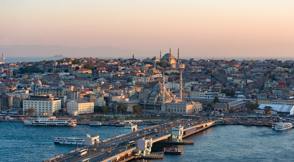The Historical Peninsula can be reached from Taksim by the Galata Bridge