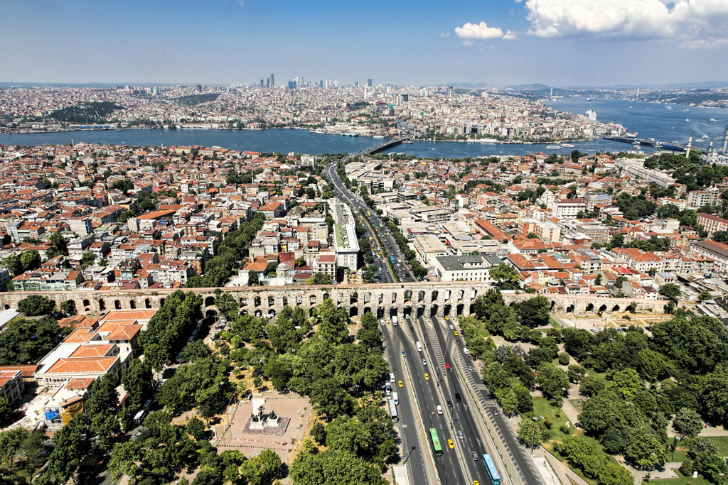 Roman Aqueduct in Istanbul