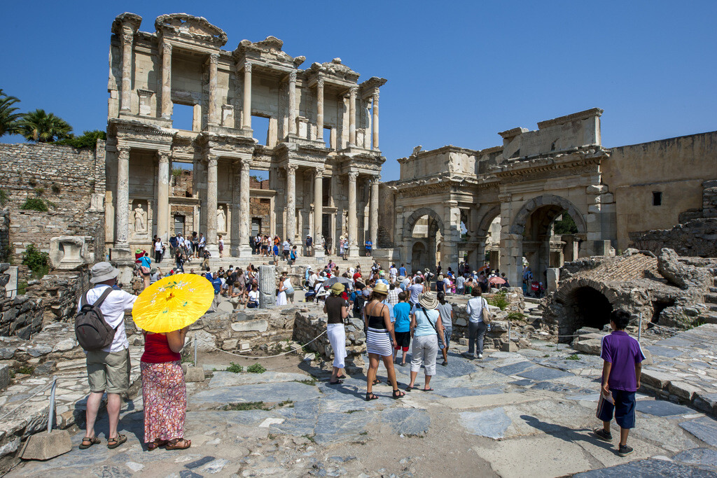 Library of Celsus within Ephesus Ancient City