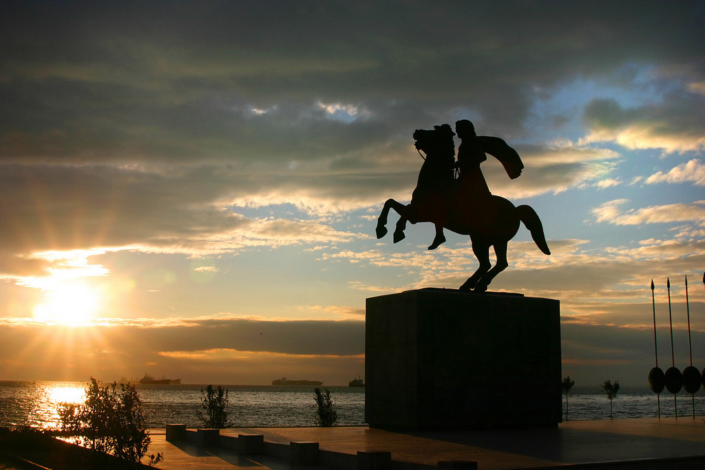 Statue of Alexander the Great in Greece