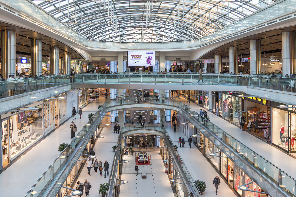 Modern Shopping Malls in Istanbul