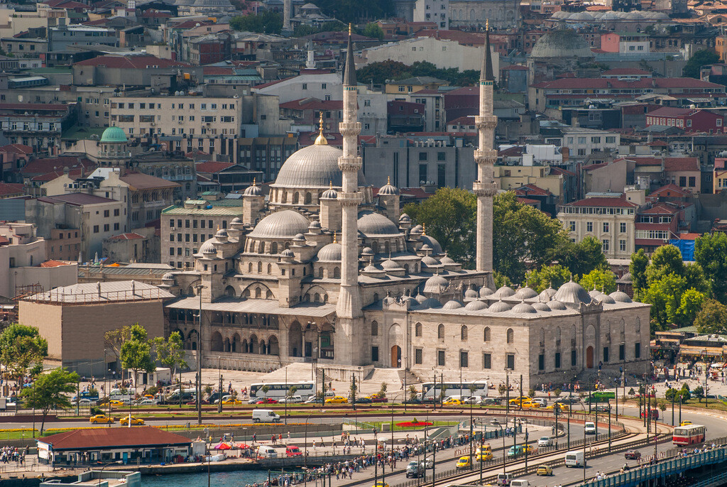 New Mosque is also known as Yeni Cami and located in Istanbul