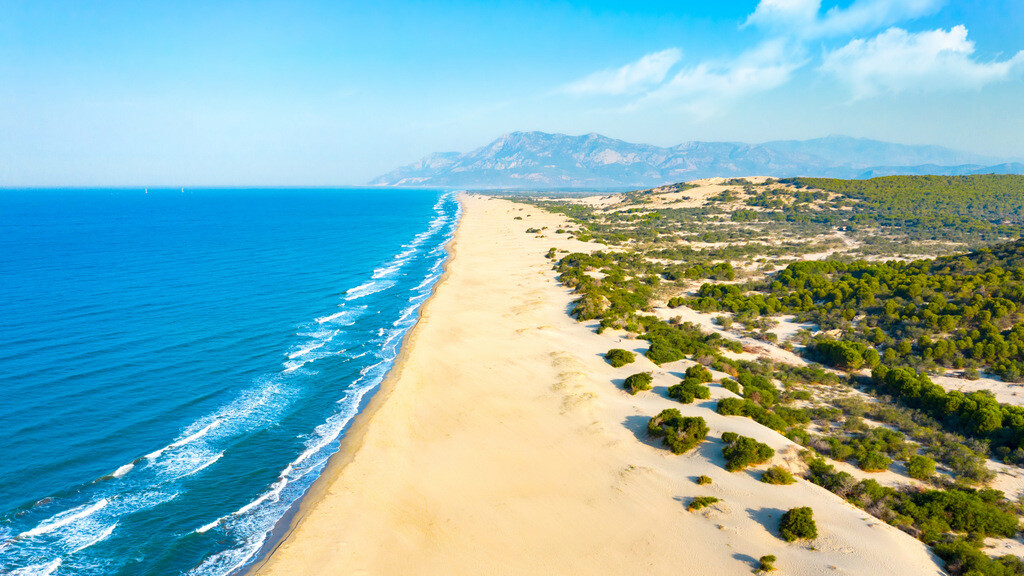 Patara Beach is located in Kas district of Antalya