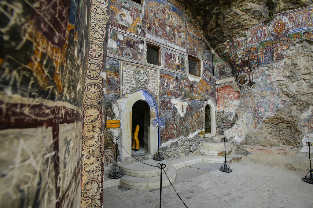 Christian Frescoes in the Monastery in Trabzon