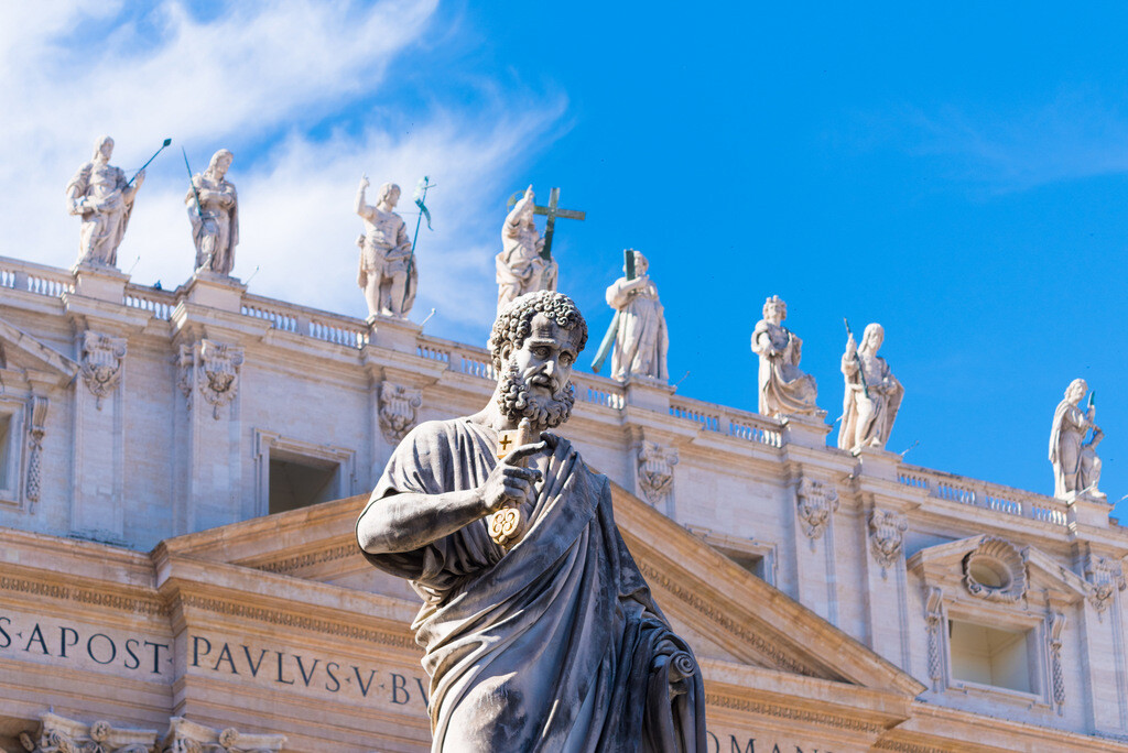 Statue of St. Peter in the Vatican